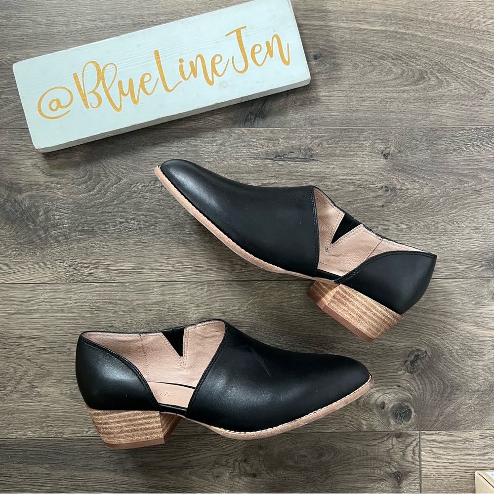 Madewell Asymmetrical Lucie Leather Shoes